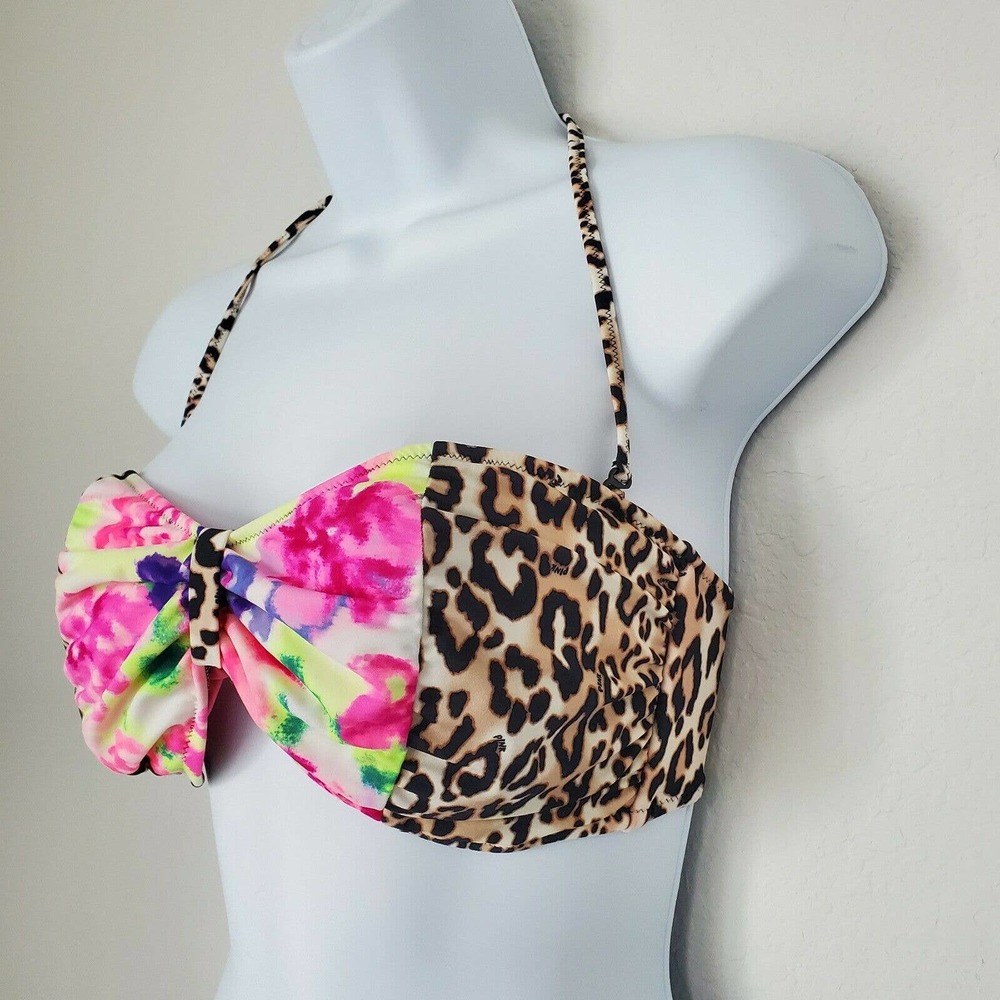 Victoria Secret Large Bandeau Bikini Top Tropical - Picture 3 of 7